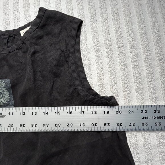 Bread Womens Sz 2X Black Crewneck Sleeveless Pullover Comfy Stretch Tank Top - Picture 7 of 9